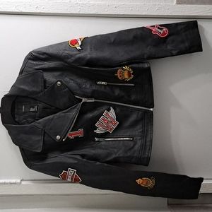 EUC- Forever 21 Faux leather jacket- Sz- L